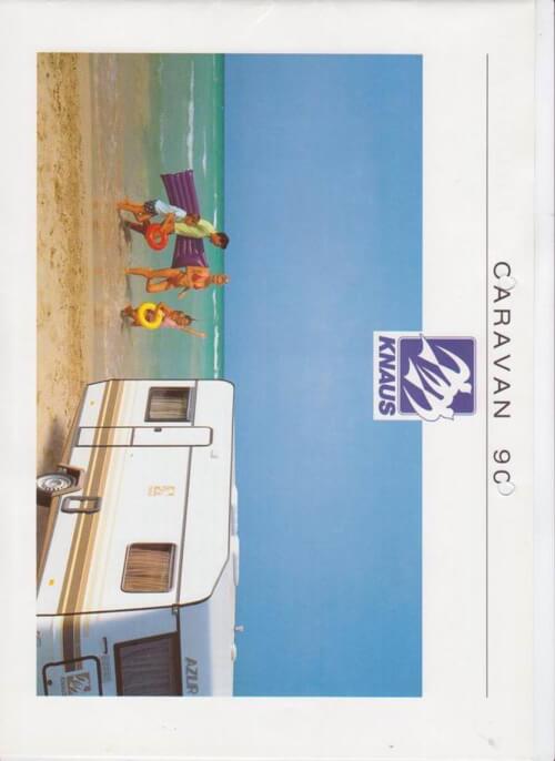 Knaus Wohnwagen Katalog 1990 Vorschau