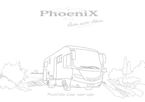 PhoeniX Reisemobile Vollintegriert Katalog 2012 Vorschau