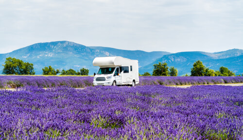 Wohnmobil in der Provence