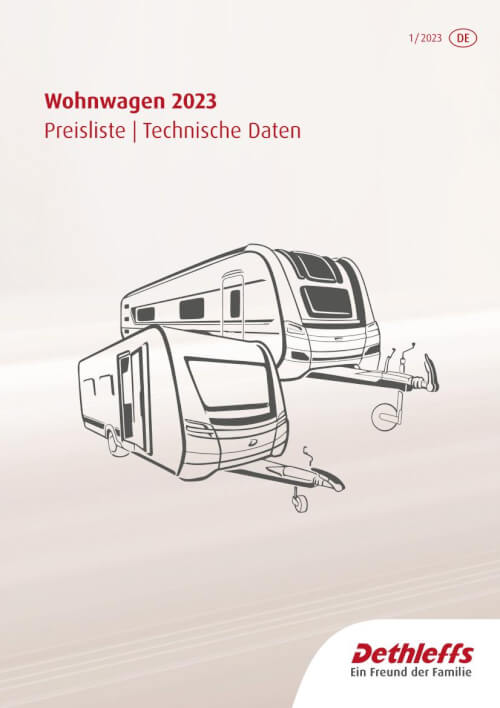 Dethleffs Wohnwagen Preisliste 2023 Vorschau