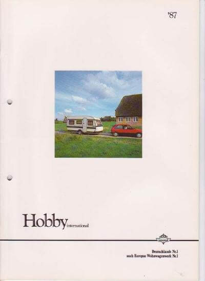 Hobby Wohnwagen Katalog 1987 Vorschau
