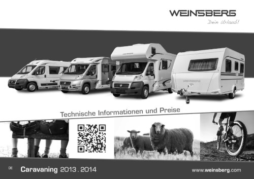 Weinsberg Kastenwagen Teilintegriert Vollintegriert Wohnwagen Preisliste 2014 Vorschau