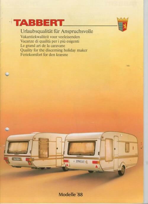 Tabbert - Modelle 1988 Vorschau